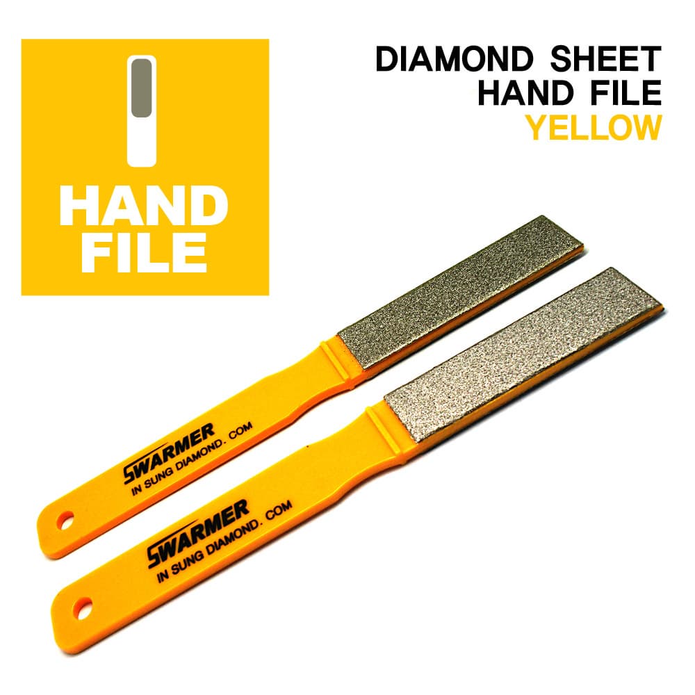 Diamond Sheet Yellow Handfile F_100__B_400_